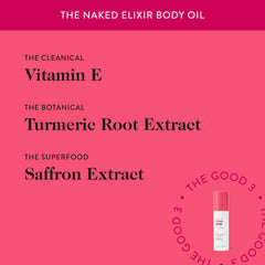 Élixir Nu Good Clean Goop – apaise la peau avec curcuma et safran.