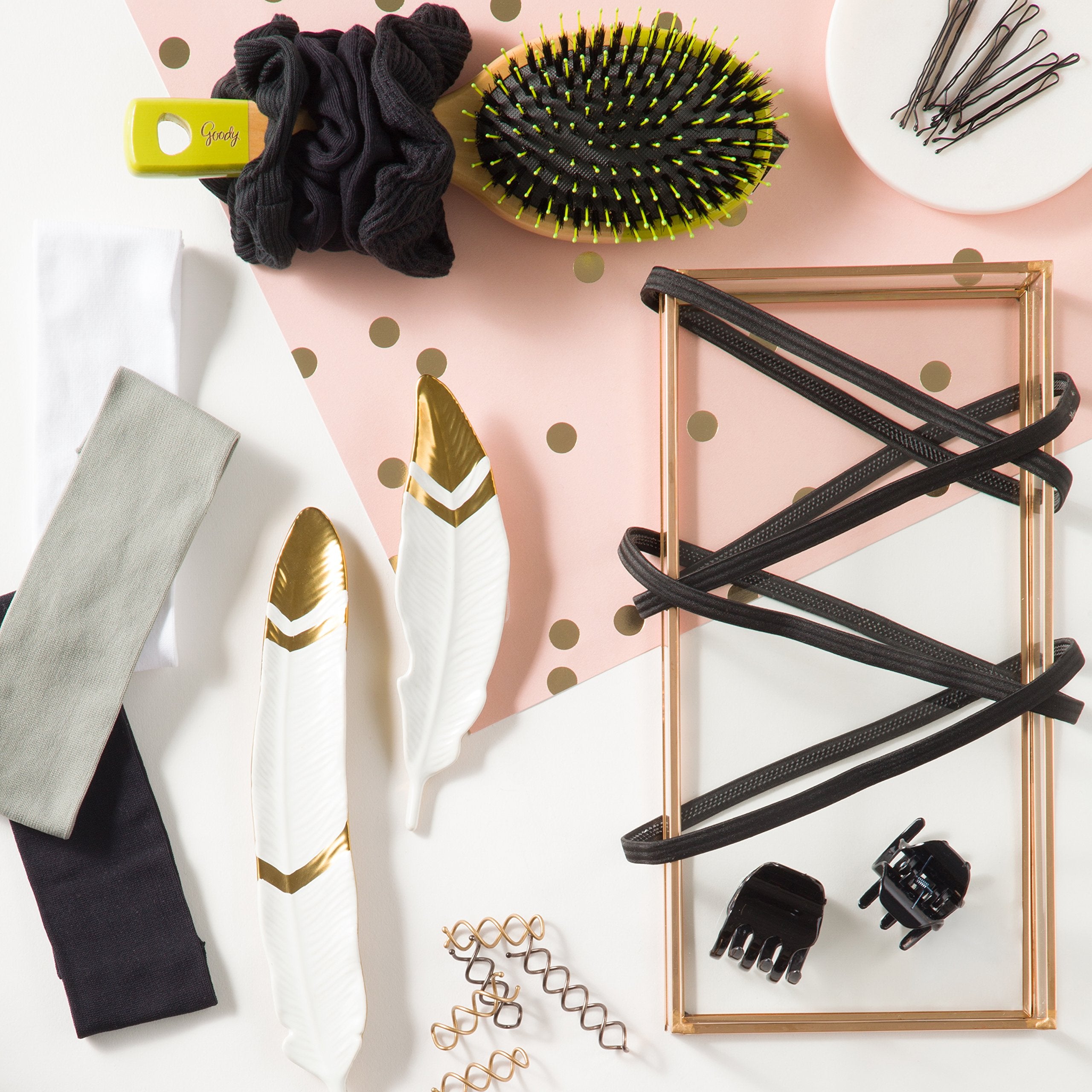 Goody accessoire cheveux noir pratique pour rester en place pendant l’effort.