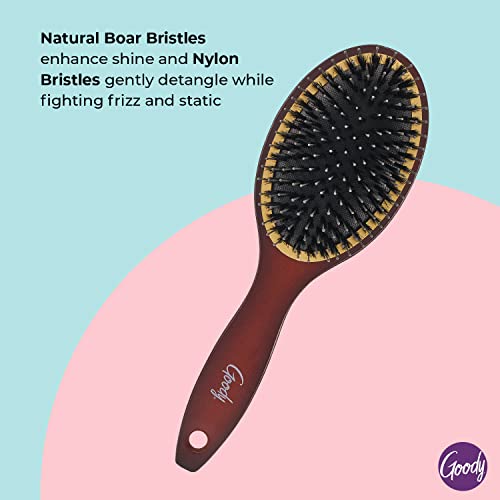 GOODY brosse démêlage en douceur pour cheveux sensibles et sans casse.