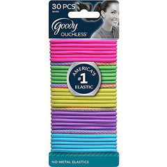 Goody Ouchless élastiques tressés néon tribal – maintien durable sans accrocher les cheveux