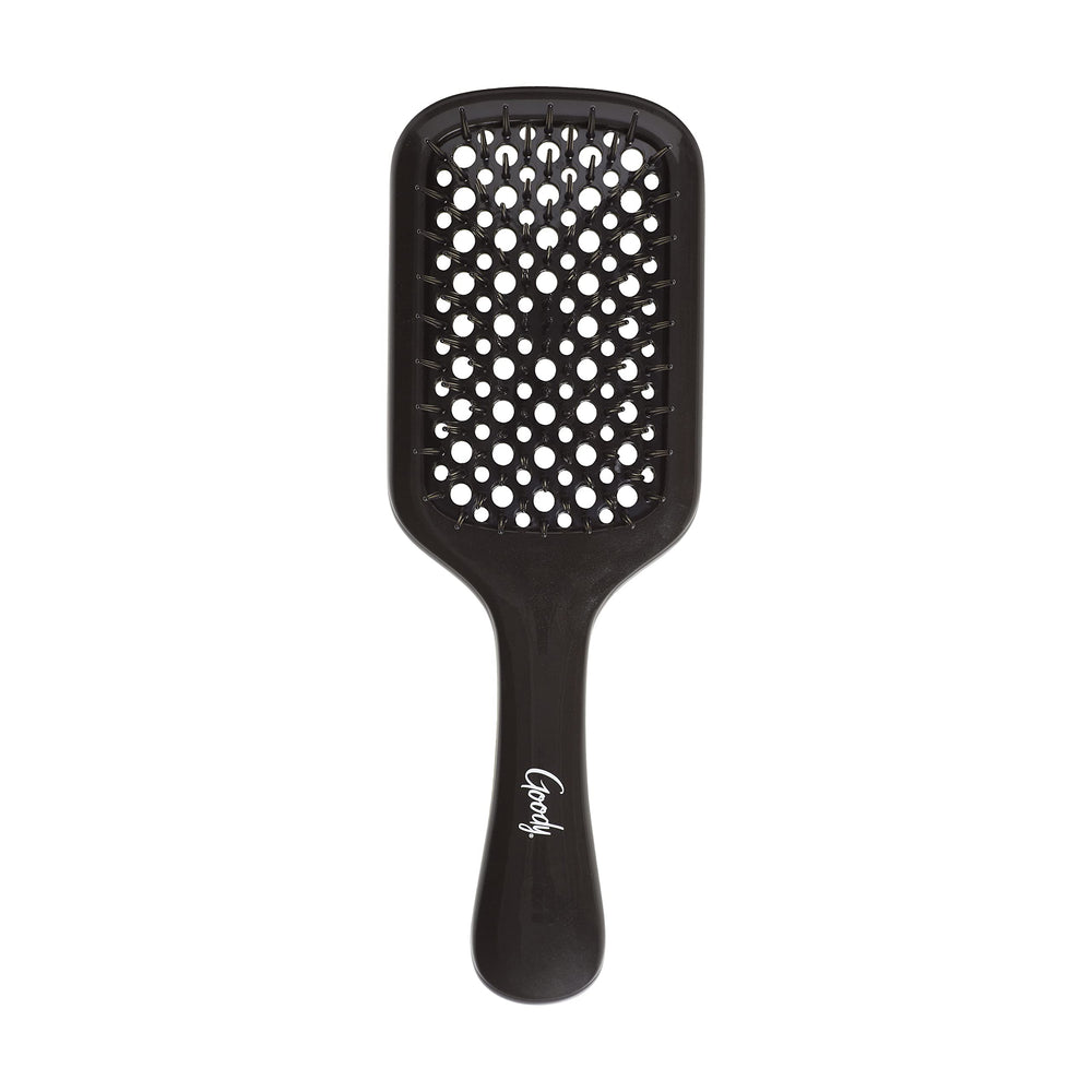 GOODY Ocean Rescue – brosse paddle ventilée noire, démêlage en douceur.