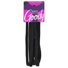 Goody turban serre-cheveux noir avec silicone picots pour maintien fiable.