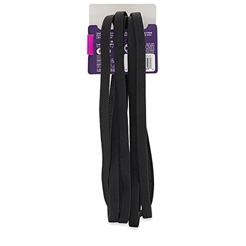 Goody turban serre-cheveux noir anti-glissement utilisé en entraînement.