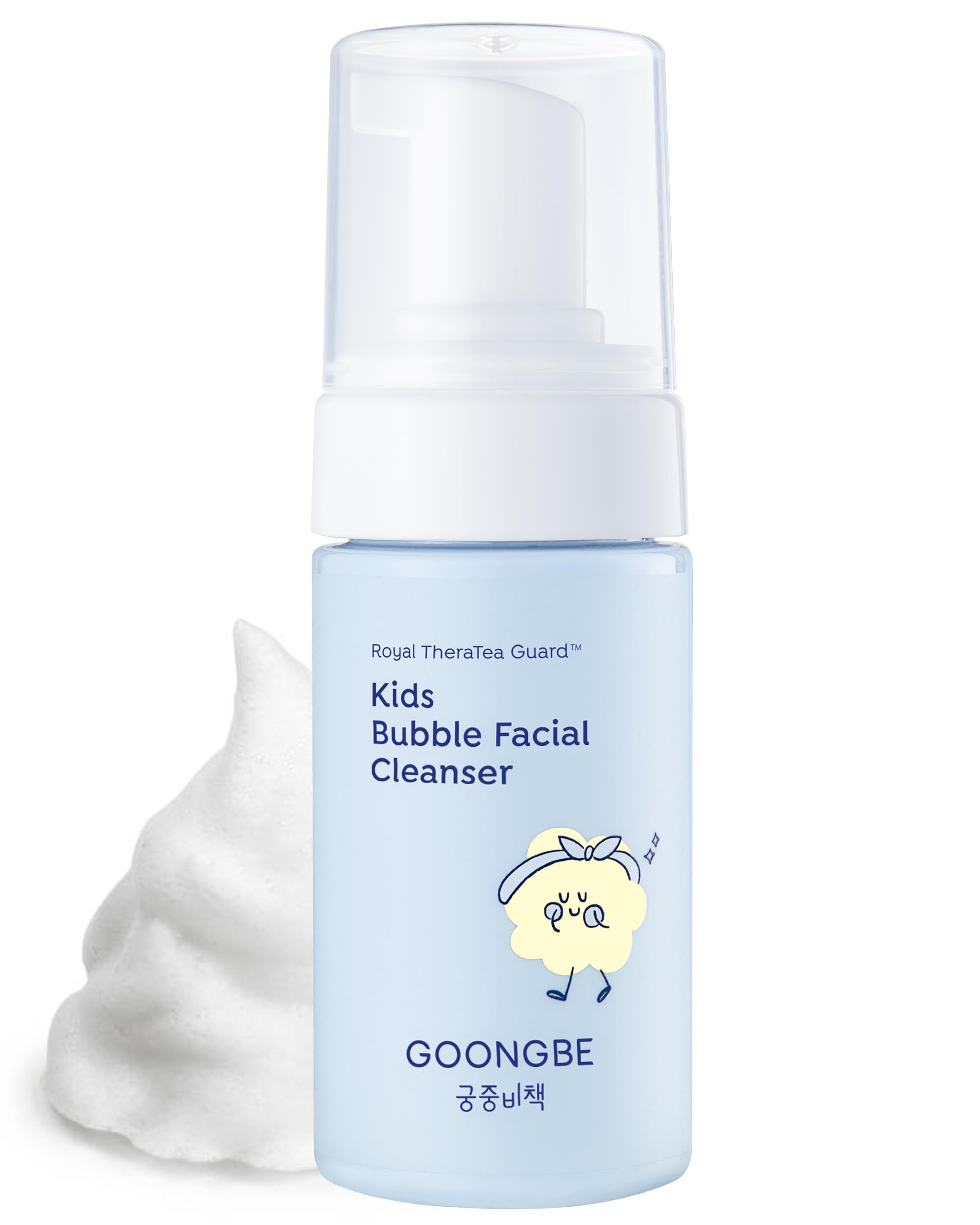 GOONGBE Enfant – Mousse-pompe douce pour un nettoyage sans douleur.