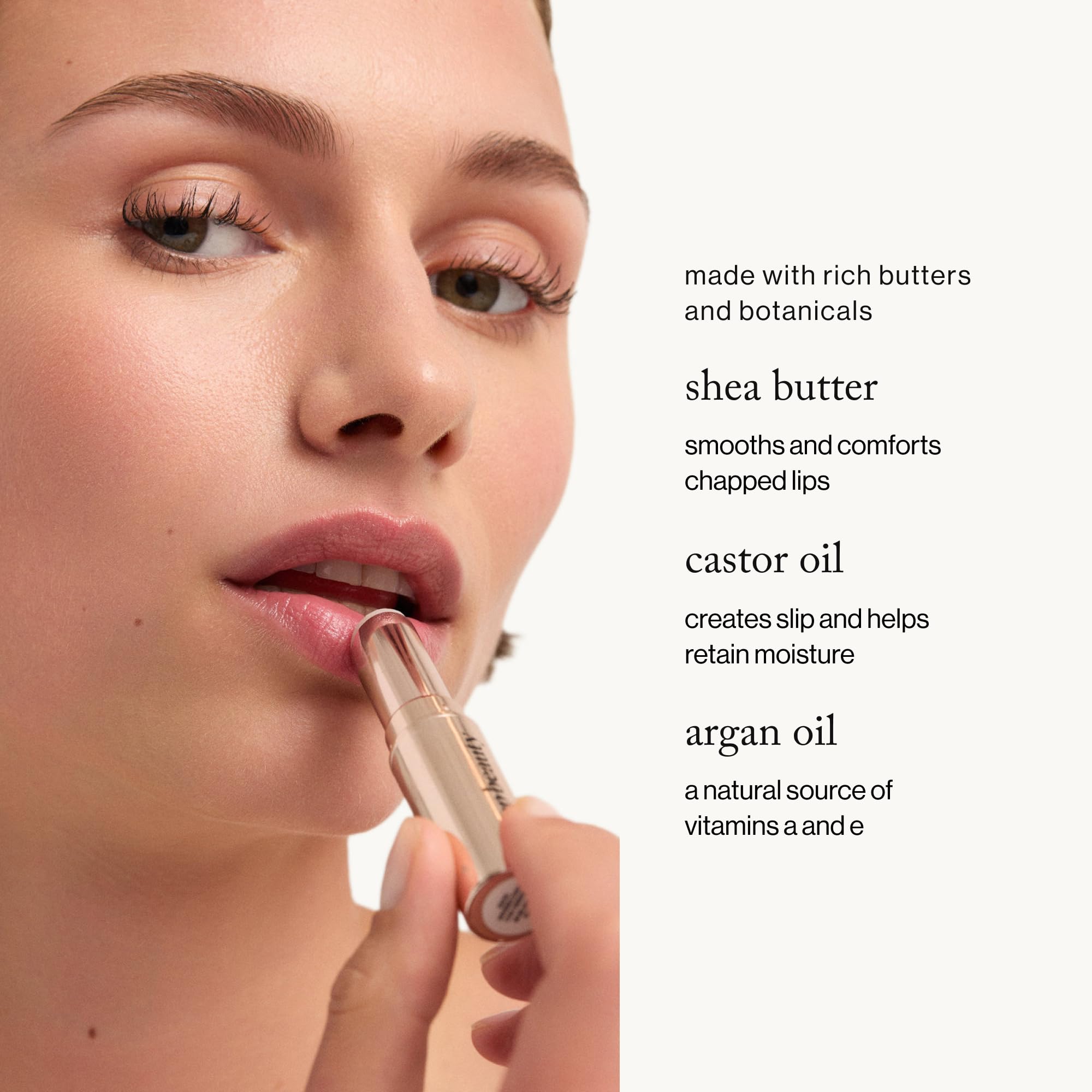 Goop baume lèvres trio grenat, nuance teintée discrète et élégante