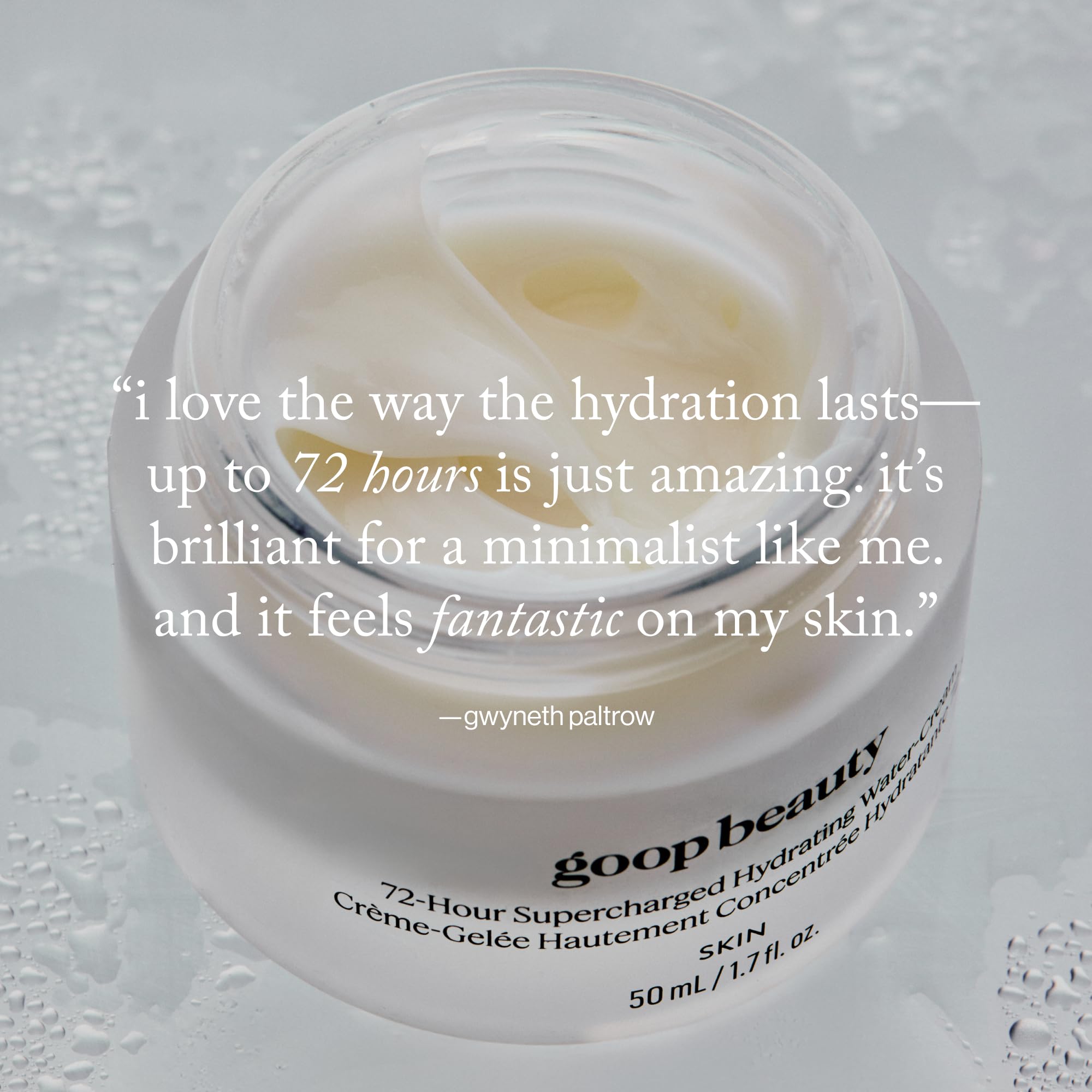 Goop Beauty conseil d'utilisation matin et soir pour maquillage durable.