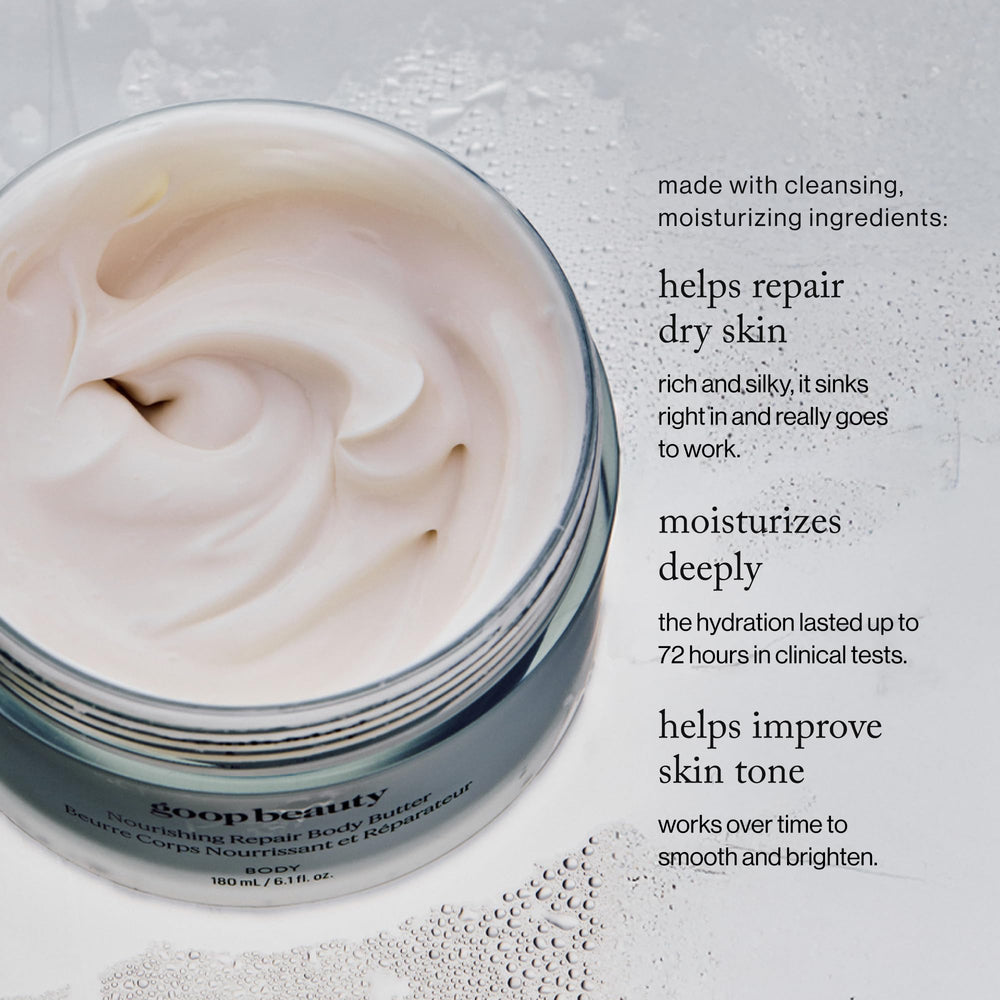 Goop Beauté Crème hydratante, texture riche et veloutée