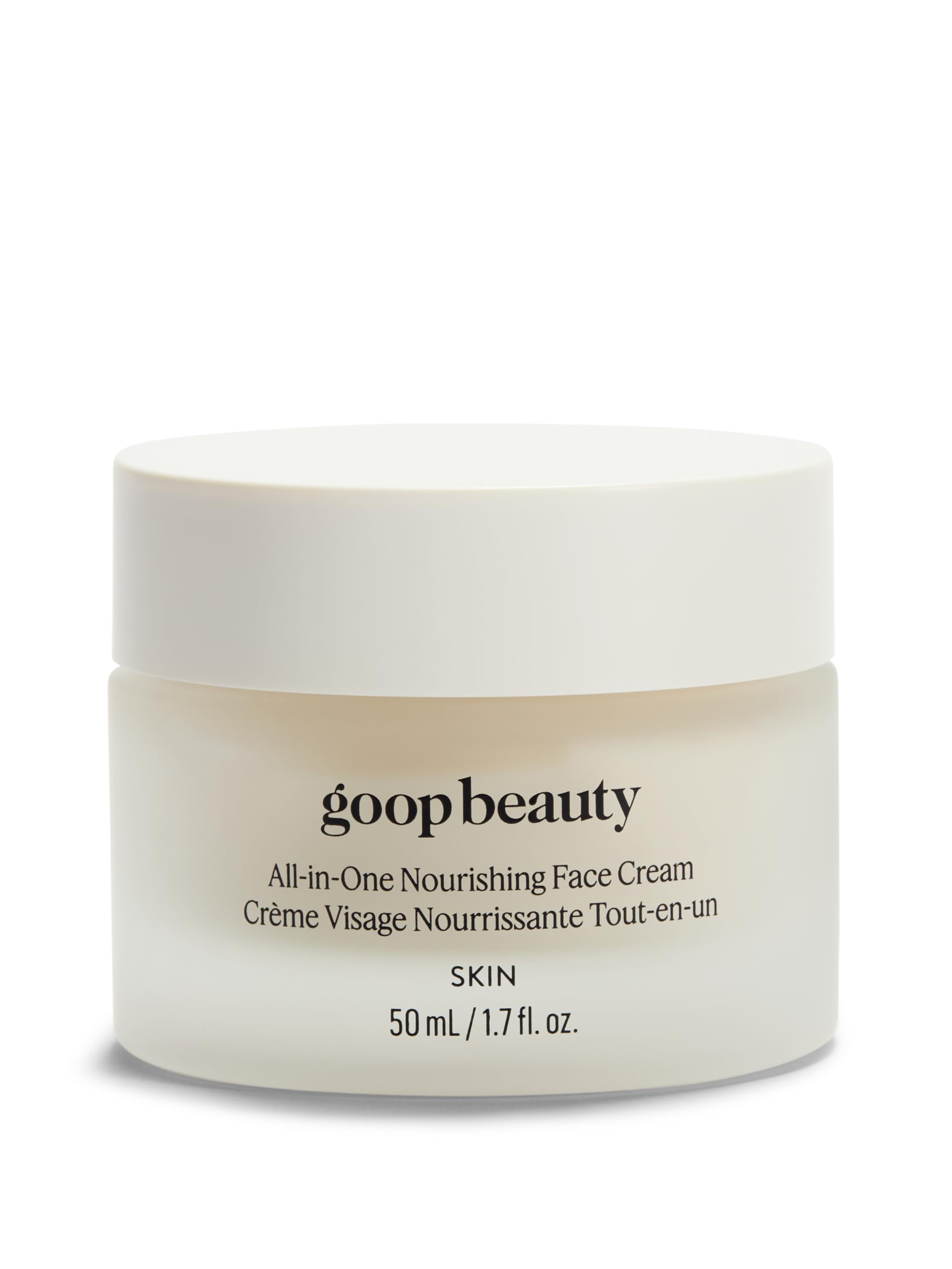 Goop Beauté Crème Nourrissante Visage – Bouteille élégante, hydratation durable pour la peau