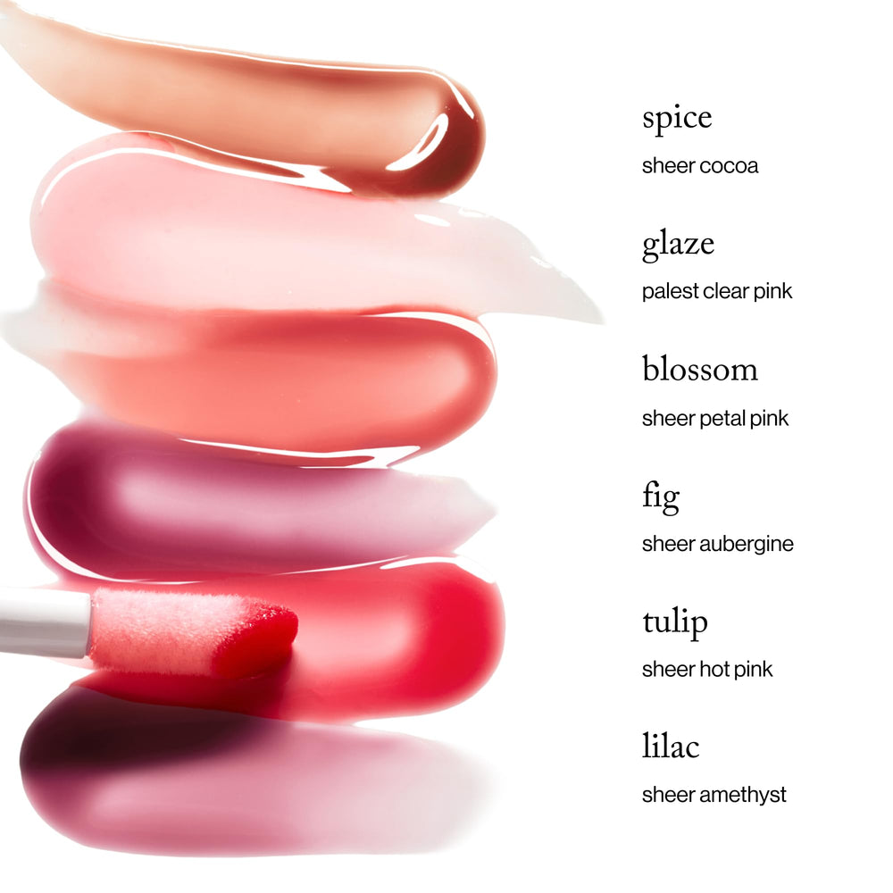 Goop Hydra-Barrier Gel Gloss longue tenue protège les lèvres toute la journée.