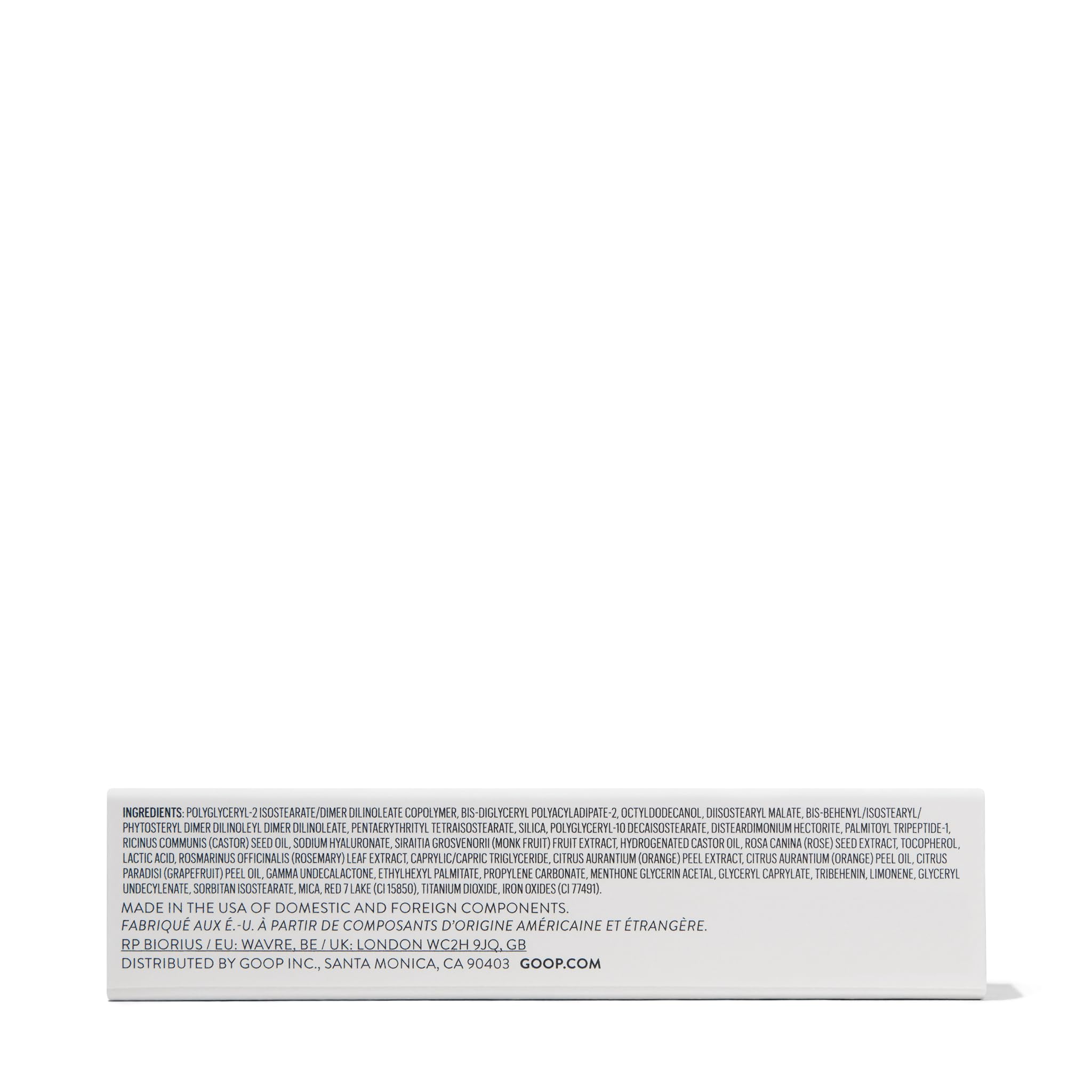 Goop Hydra-Barrier Gel Gloss multi-usage: soin complet pour lèvres.