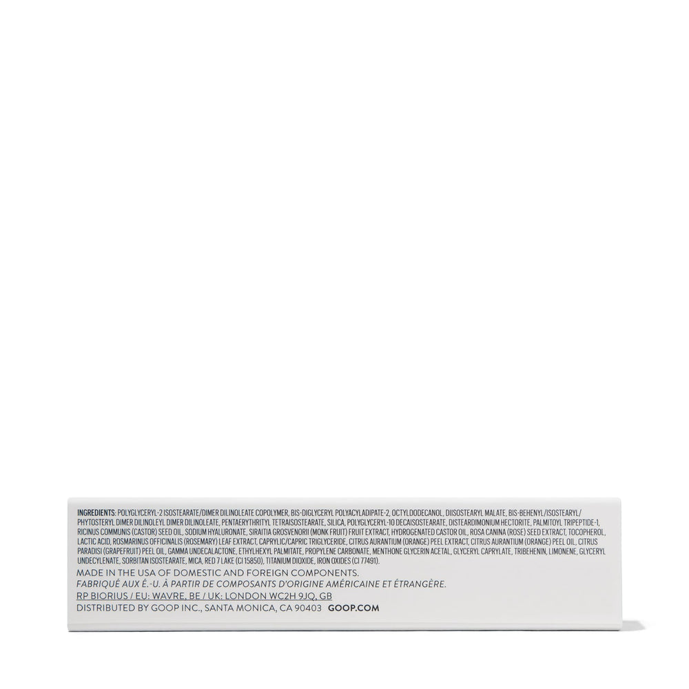 Goop Hydra-Barrier Gel Gloss multi-usage: soin complet pour lèvres.