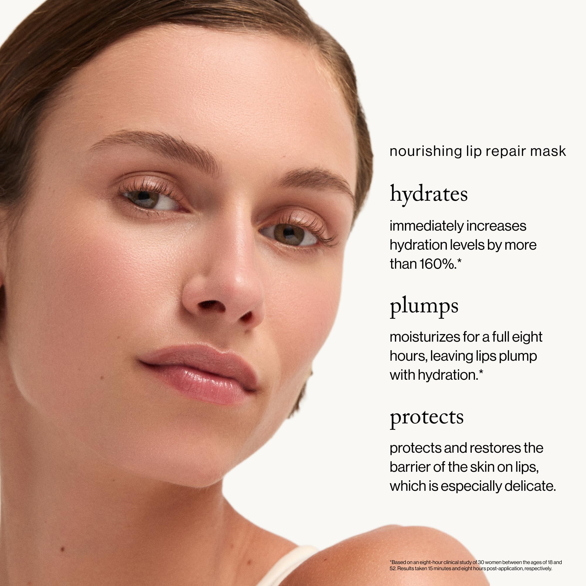 Goop Masque lèvres hydratation instantanée, lèvres douces et confortables.