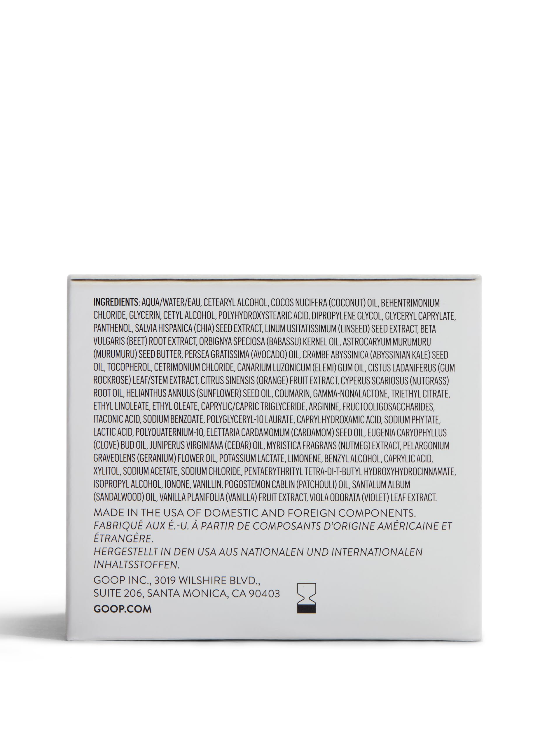 goop Beauté Masque Cheveux – texture crème prête à l'emploi.