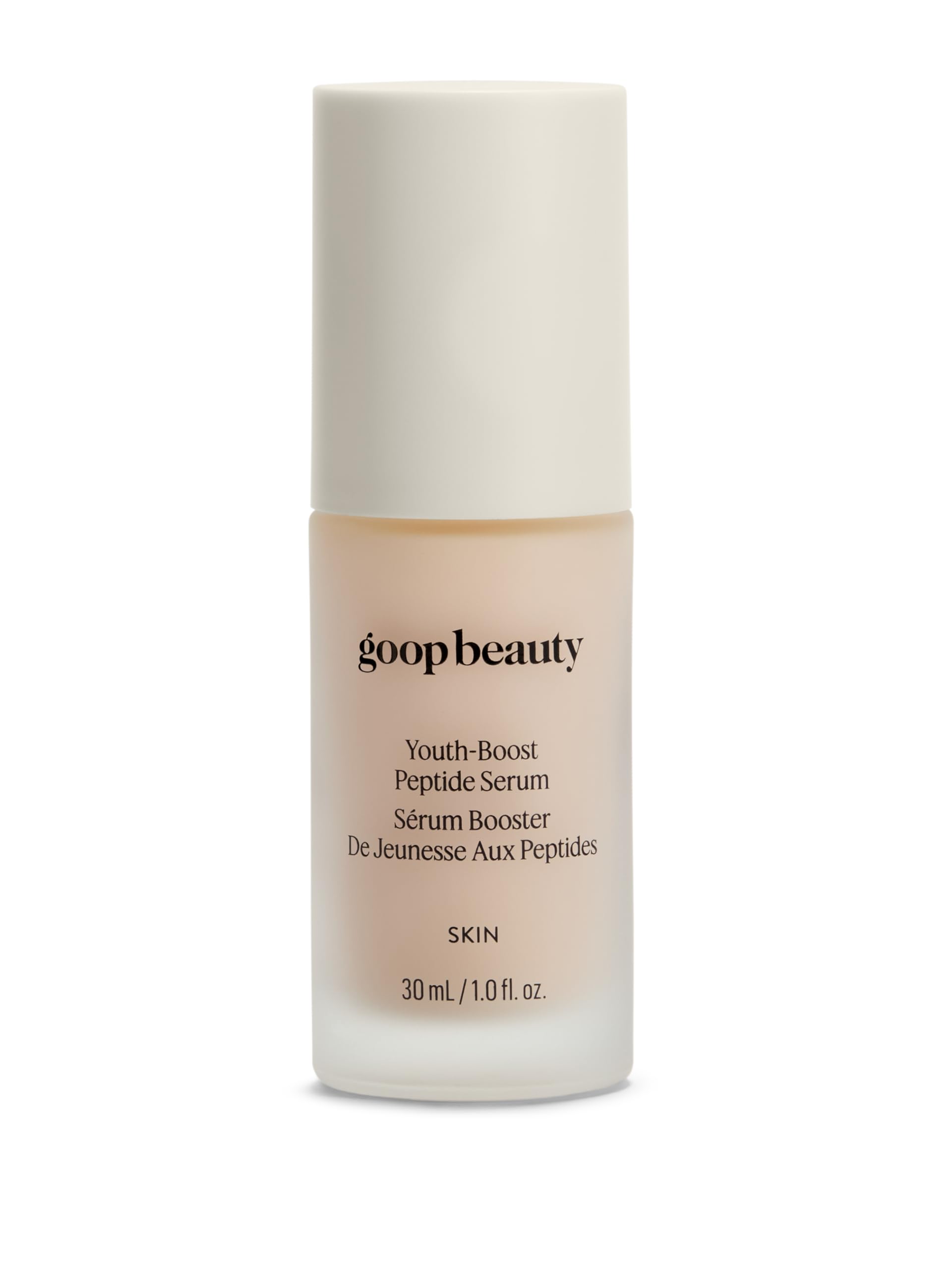 Goop Beauté Sérum peptide dans le flacon, potentiel raffermissant.