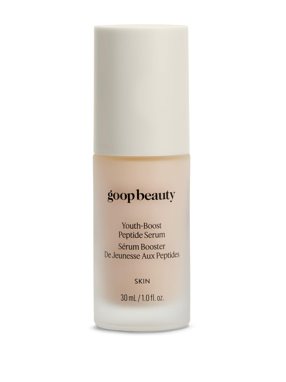 Goop Beauté Sérum peptide dans le flacon, potentiel raffermissant.
