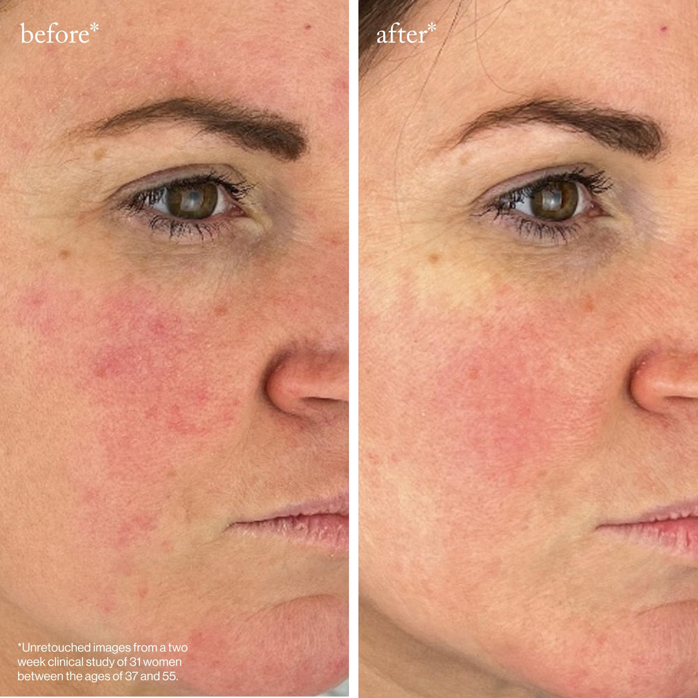 Goop Beauté Sérum peptide offre éclat et hydratation grâce au niacinamide et thé noir.
