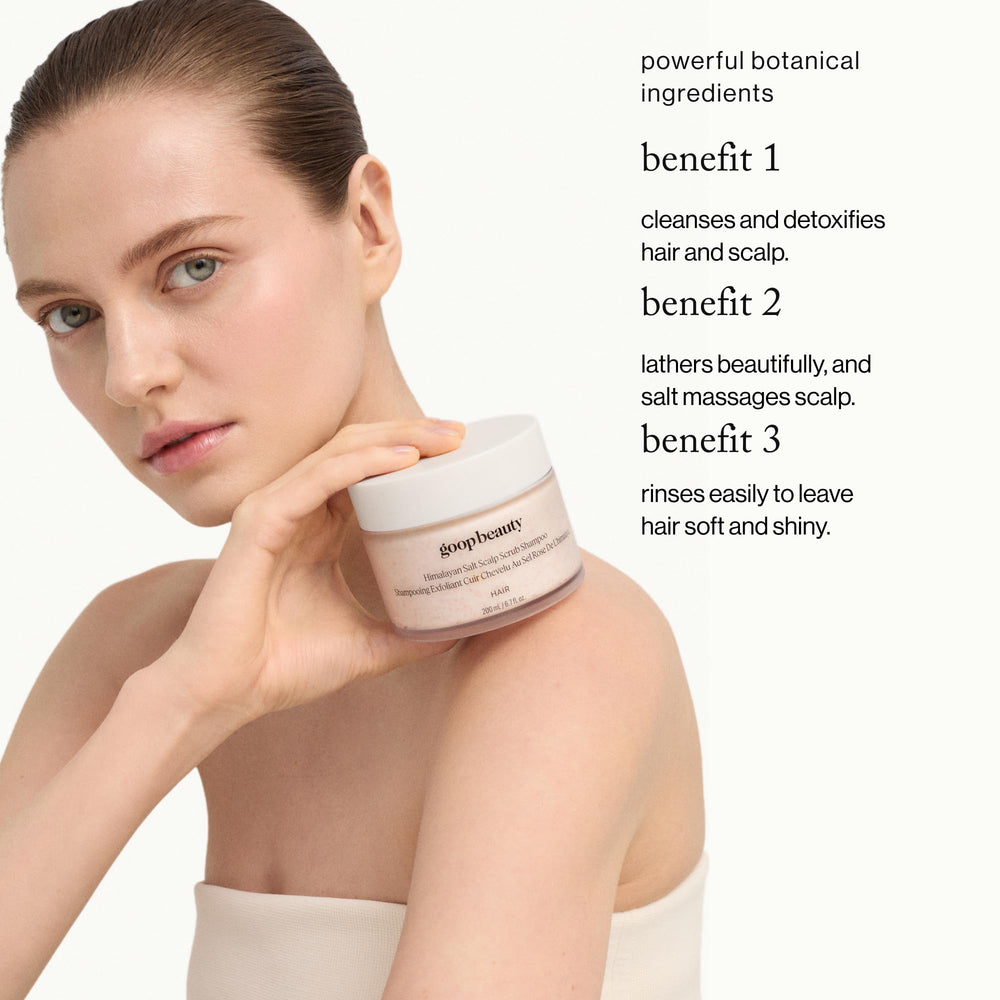 Goop Beauté texture mousse aérienne, nettoyage en douceur et revitalisant