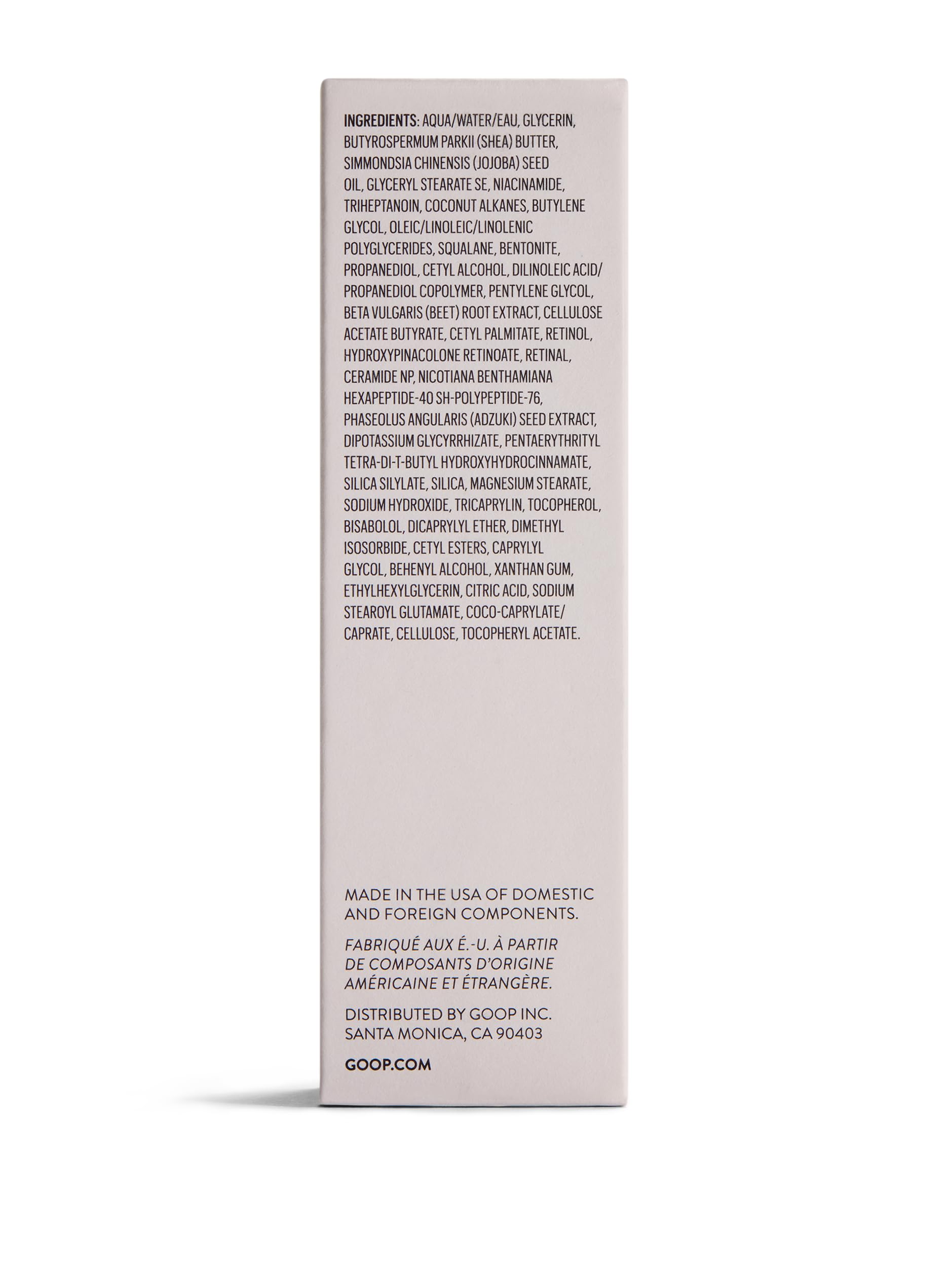 Ridules profondes visiblement réduites avec Goop Beauty 3x Retinol.