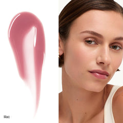 Goop Beauty Hydra-Barrier Gloss offre une teinte sheer lilas avec sensation nourrissante