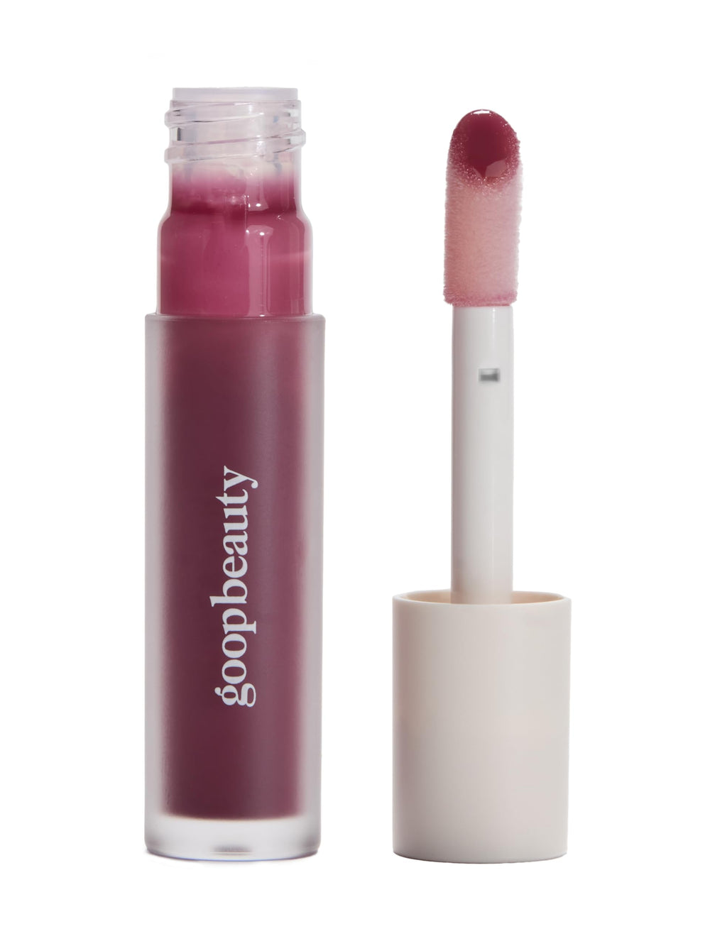 Goop Beauty Hydra-Barrier Gel Gloss montre une texture gel hydratante pour les lèvres