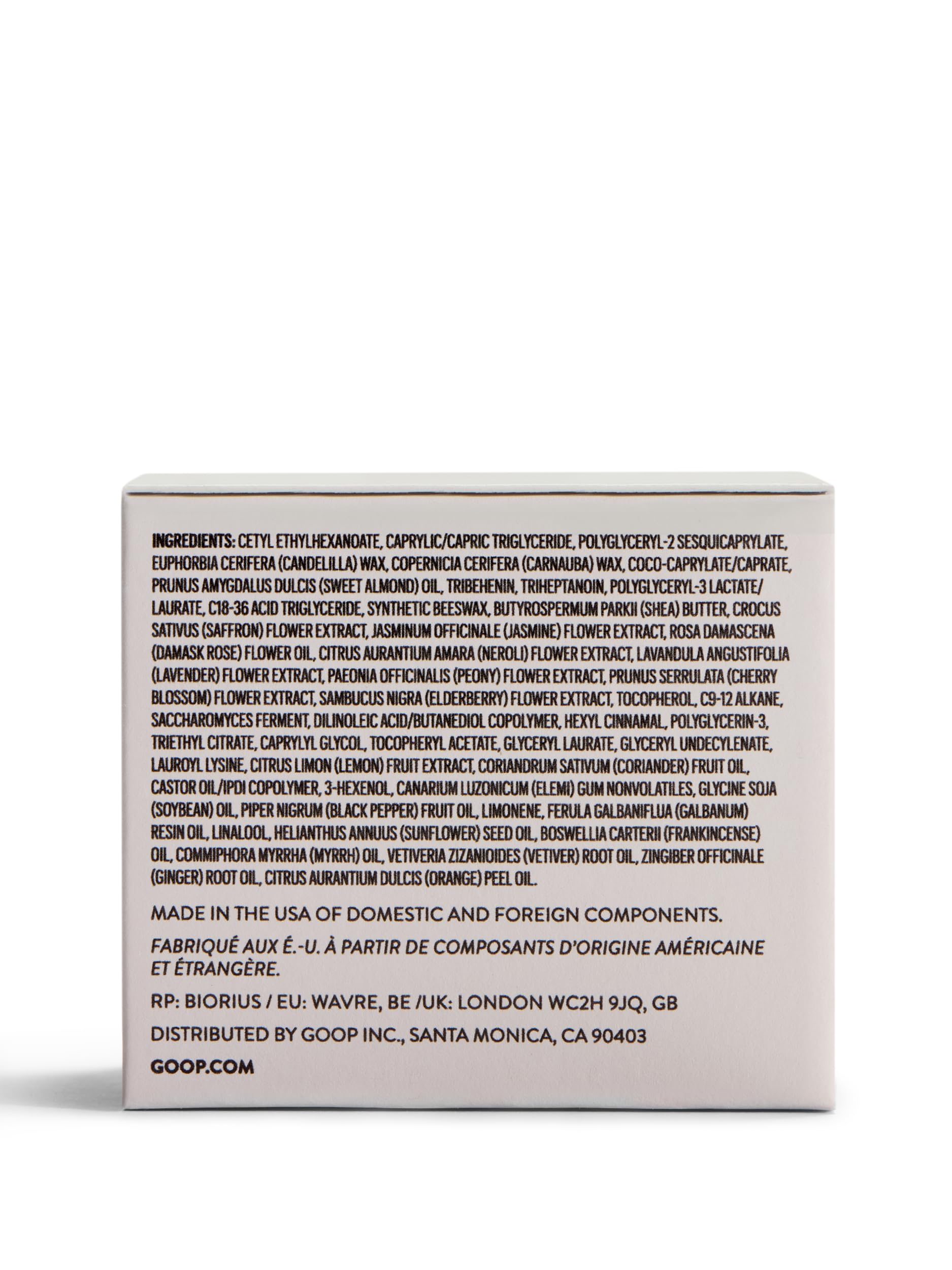 Tissu coton organique inclus pour faciliter le démaquillage et le rinçage.