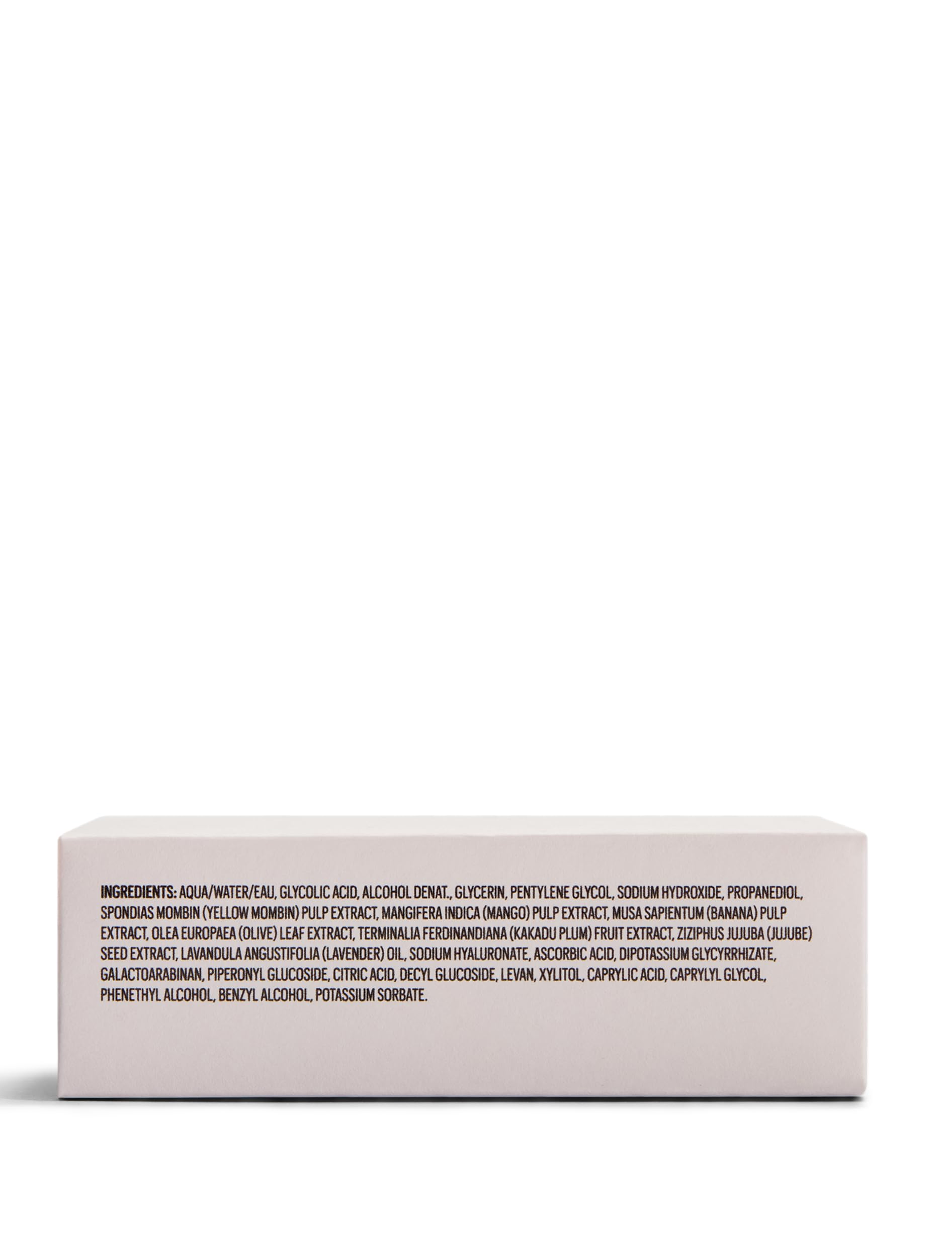 goop emballage sans colorants et sans parfum artificiel pour une routine propre.