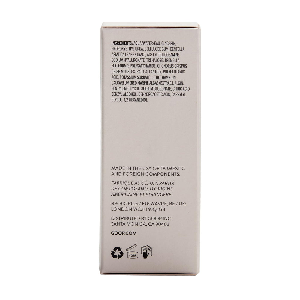 Goop Exosome Hydration Serum contient des exosomes de cica pour hydrater en profondeur.