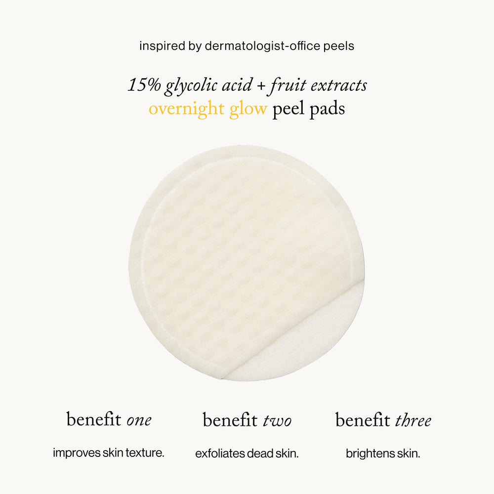 goop lingettes à texture double facilitant l application sur le visage et le cou.