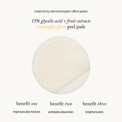goop lingettes à texture double facilitant l application sur le visage et le cou.