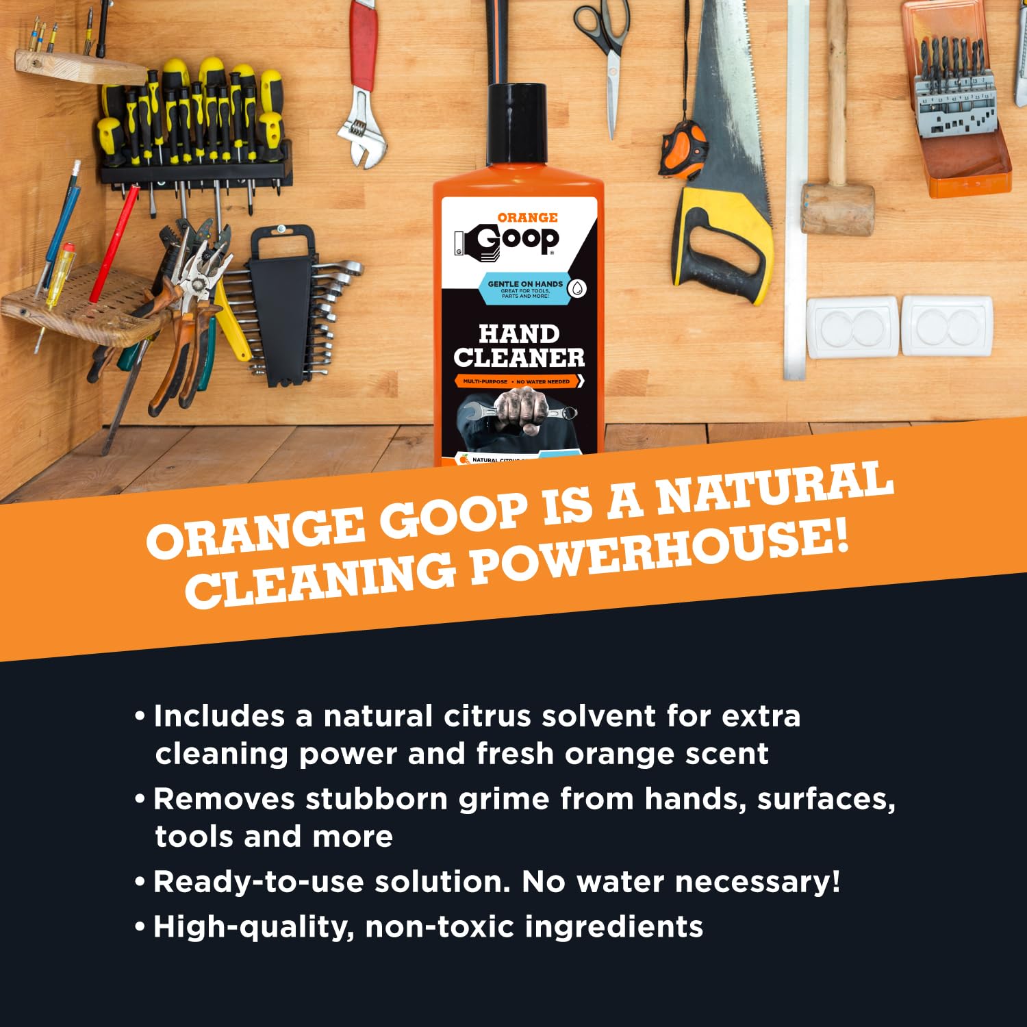 GOOP Orange Liquid, arôme citron frais pour une sensation rafraîchissante après nettoyage.