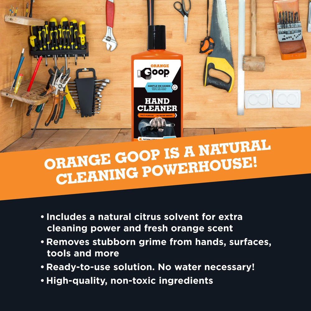 GOOP Orange Liquid, arôme citron frais pour une sensation rafraîchissante après nettoyage.