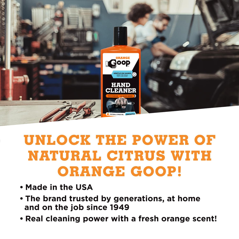 GOOP Orange Liquid fabriqué aux États-Unis, qualité fiable et réconfortante au quotidien.