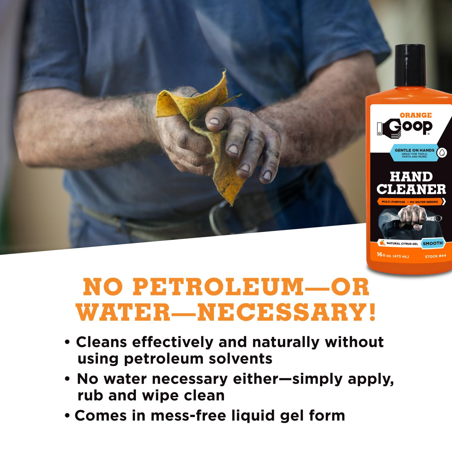 GOOP Orange Liquid formule naturelle, adaptée à un usage familial sans compromis.