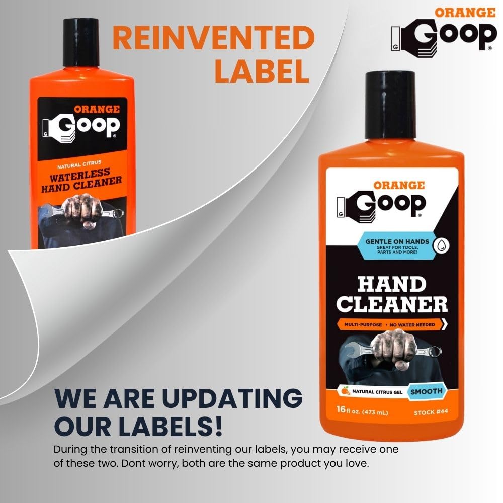 GOOP Orange Liquid, mains-nettoyage-citron, élimine saleté tenace avec parfum frais.