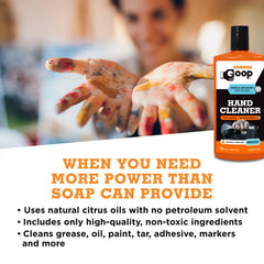 GOOP Orange Liquid, nettoyage-sans-eau, utile en déplacement ou ateliers.