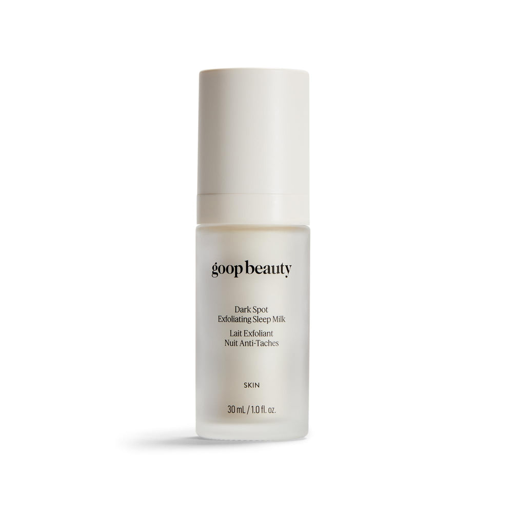 Goop Beauty Sleep Milk Serum, bouteille : texture lisse et hydratante après application nocturne
