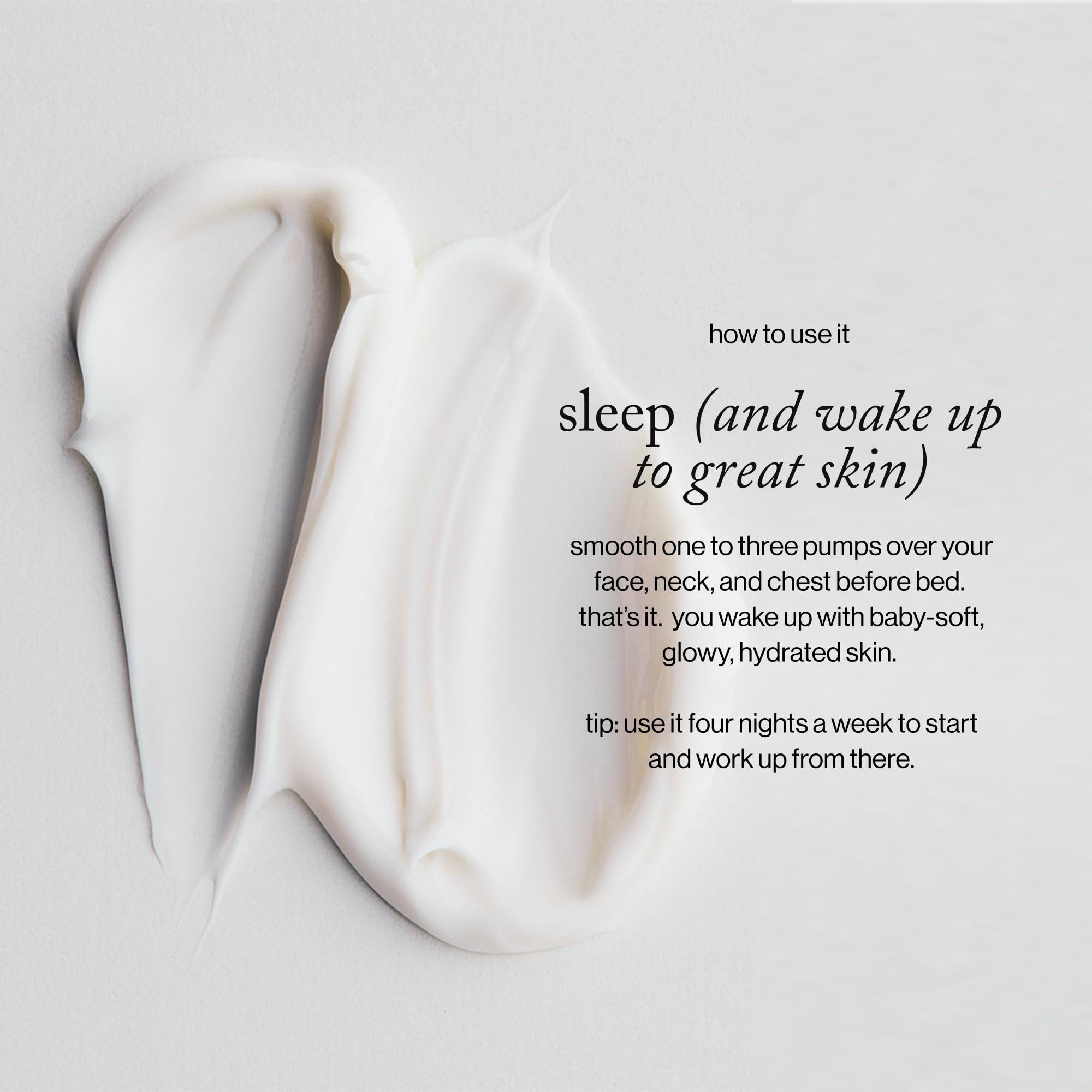 Goop Beauty Sleep Milk Serum, peau lumineuse: exfoliation légère et teint clair