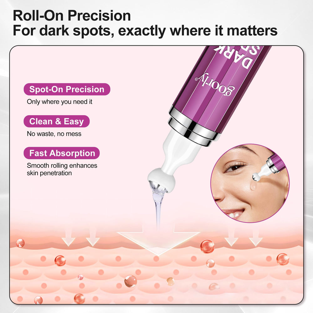 Formule enrichie en vitamine C, glutathion et niacinamide pour l’éclat.