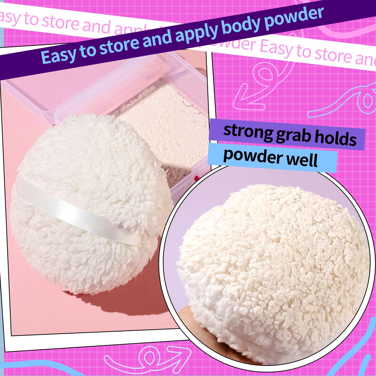 Pouf Gootaimi lavable et réutilisable pour une longue durée.