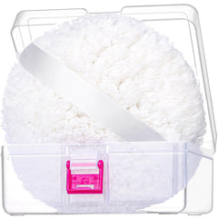 Pouf Gootaimi pour poudre corps 6 pouces, application rapide et homogène.
