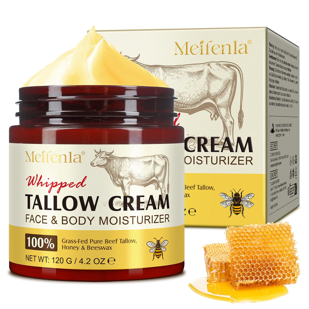 Gorgeurora Beurre Tallow Visage Flacon, hydratation en profondeur pour le visage