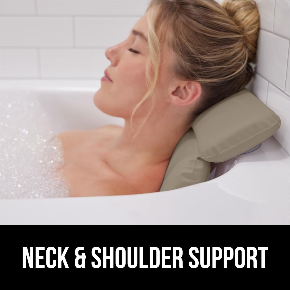 Design beige Gorilla Grip: style discret pour la salle de bain.