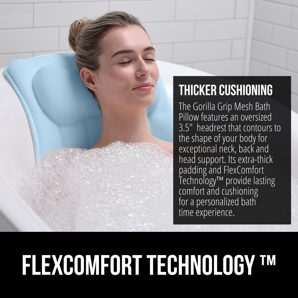 Gorilla Grip: tête surdimensionnée avec technologie FlexComfort.