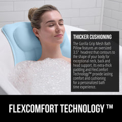 Gorilla Grip: tête surdimensionnée avec technologie FlexComfort.