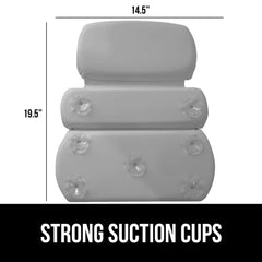 Oreiller Gorilla Grip étanche favorisant un séchage rapide après le bain.