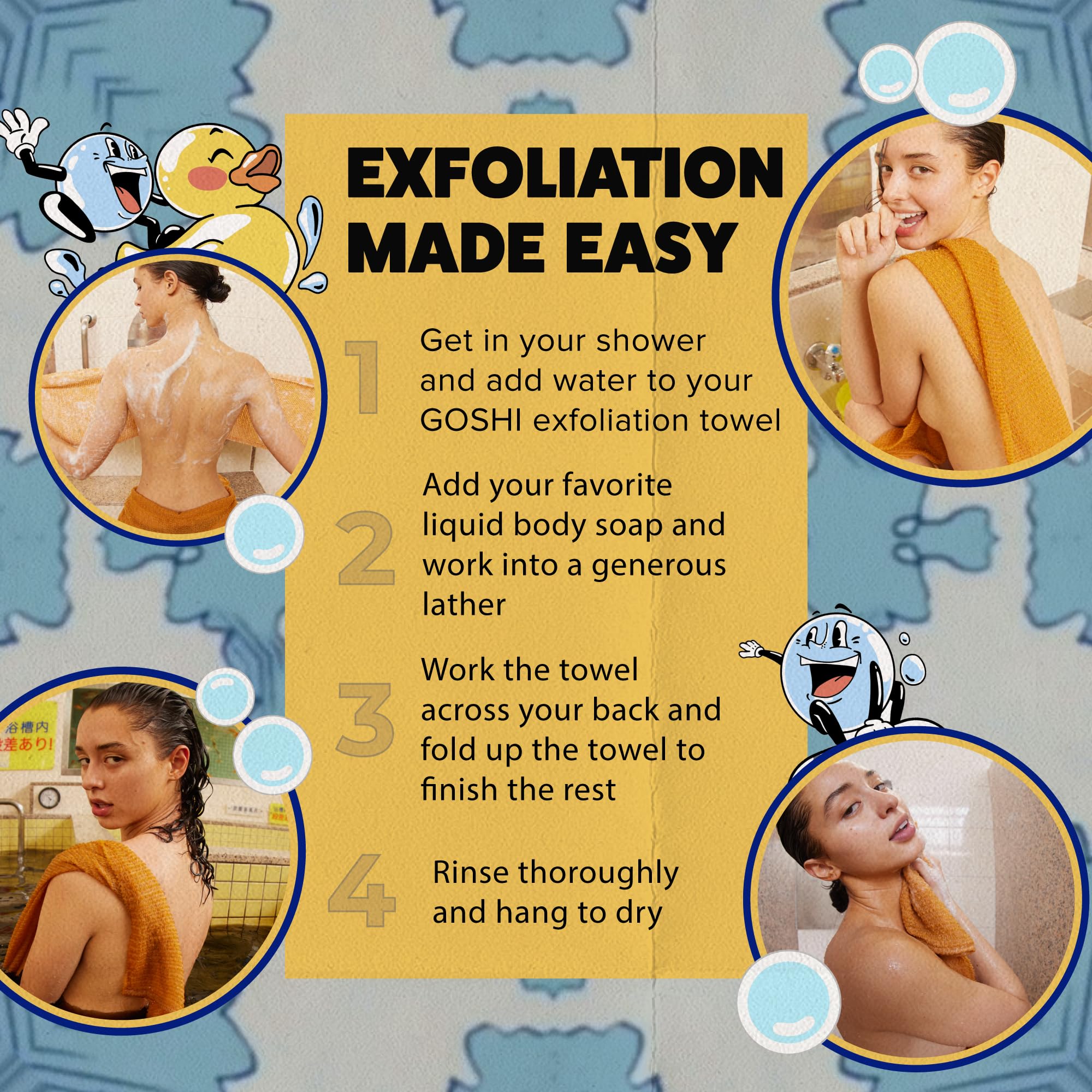GOSHI lavage facile et durabilité grâce au tissu résistant.