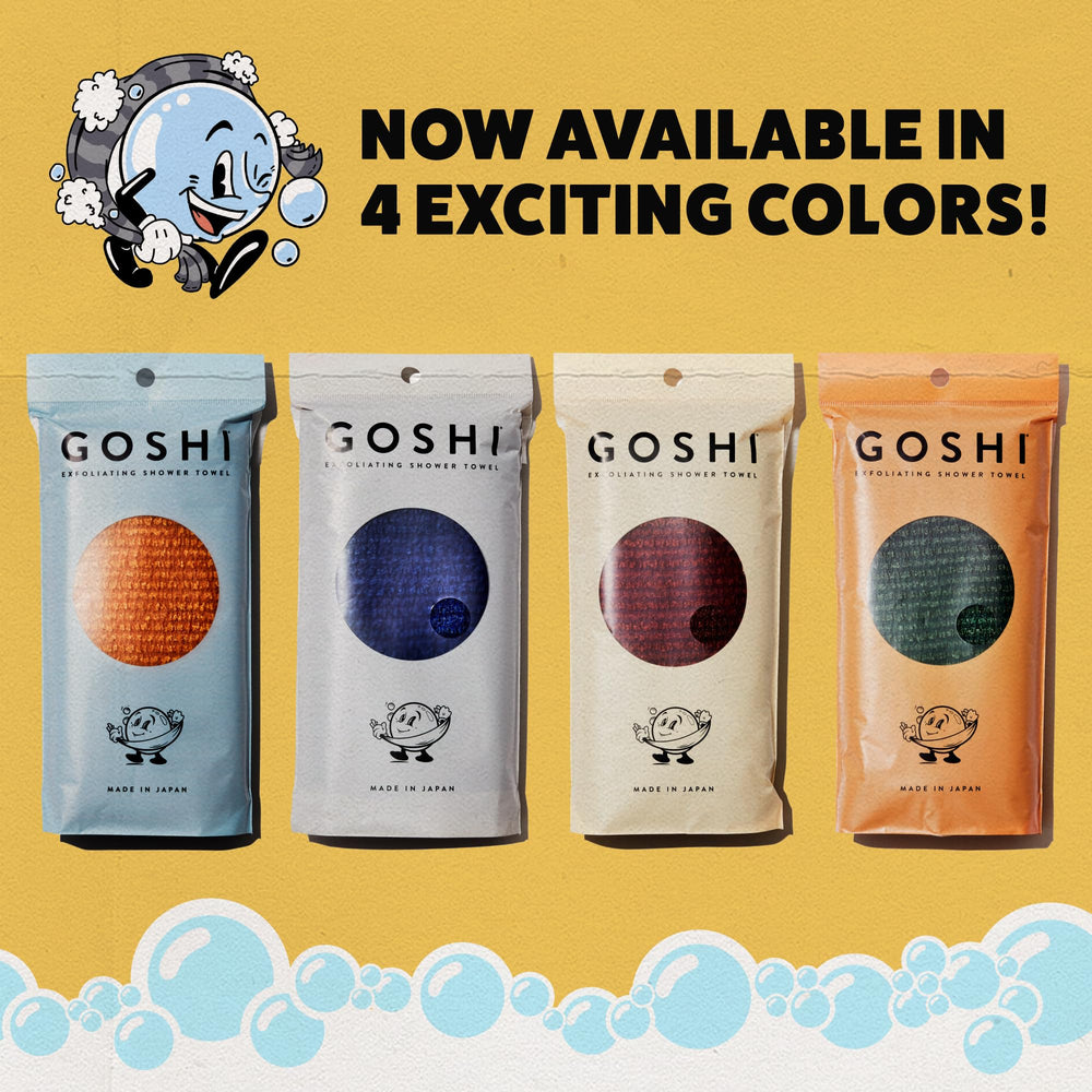 GOSHI grande surface d'exfoliation couvre davantage de peau.