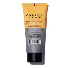 GOSHI Super Vitamin Body Wash rich-lather demonstrates lush microbubbles for a thorough cleanse.