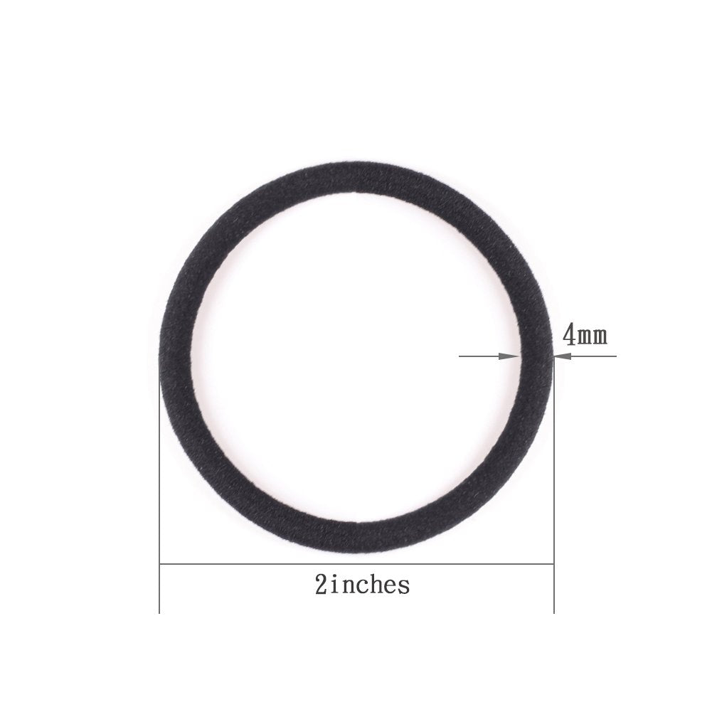 GOSICUKA elastiques cheveux durables, 4 mm d'épaisseur pour styles solides.