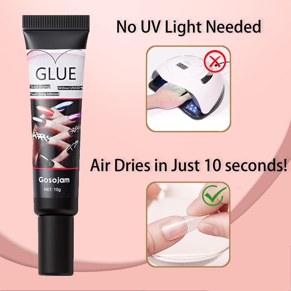 Gosojam Colle Ongles – Application rapide sans UV pour gagner du temps.